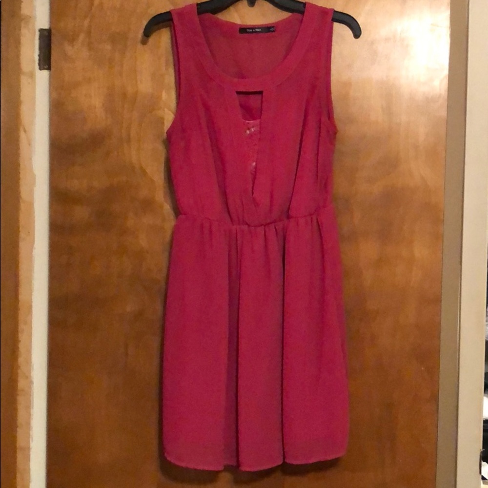 Large pink dress